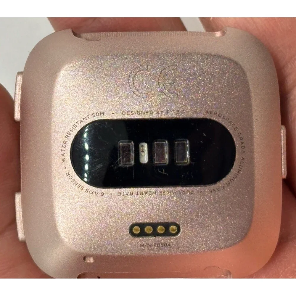 Fitbit Versa 4 Fitness Smartwatch - Peach/Rose Gold - Head Only